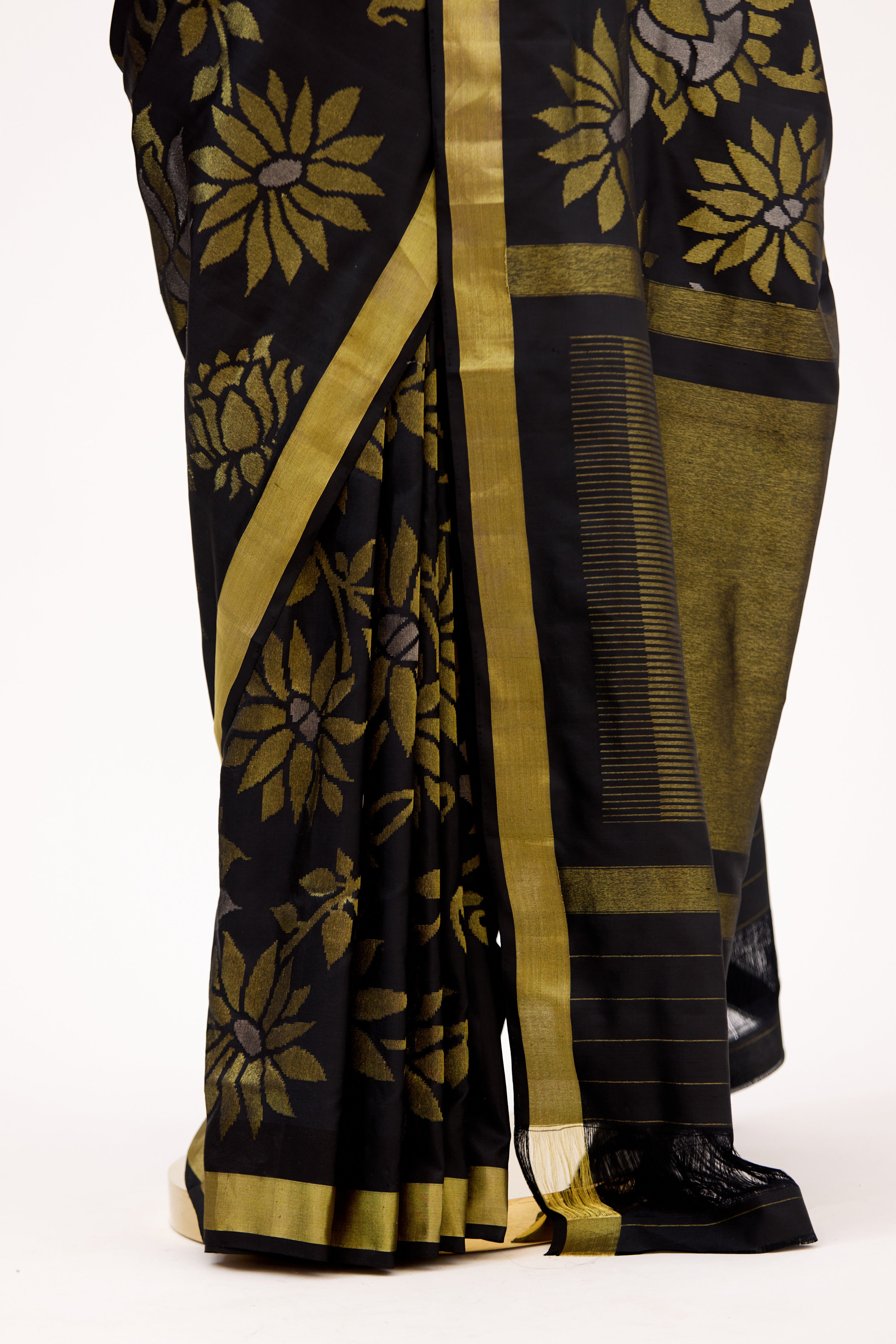 Black Uppada Silk Saree