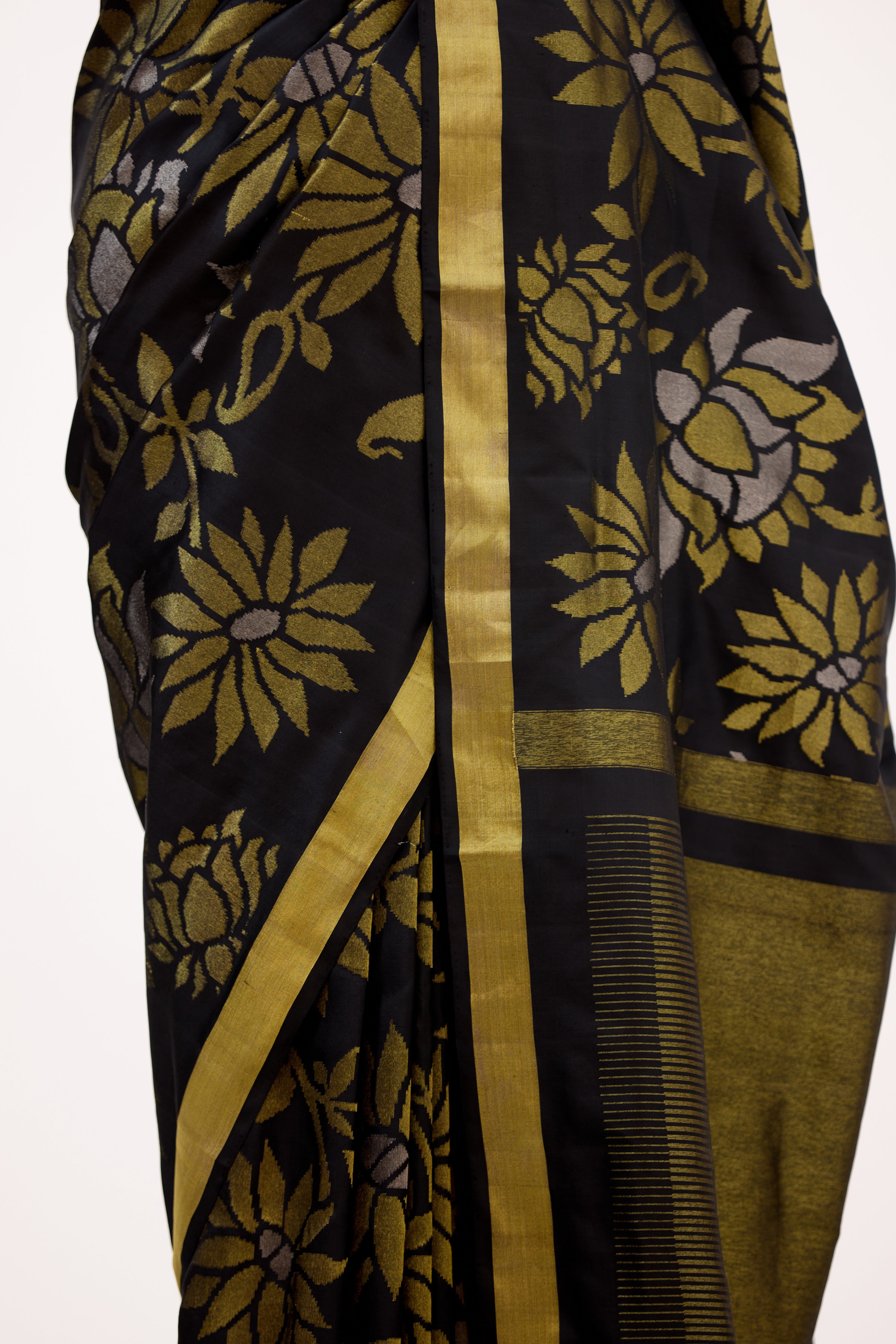 Black Uppada Silk Saree