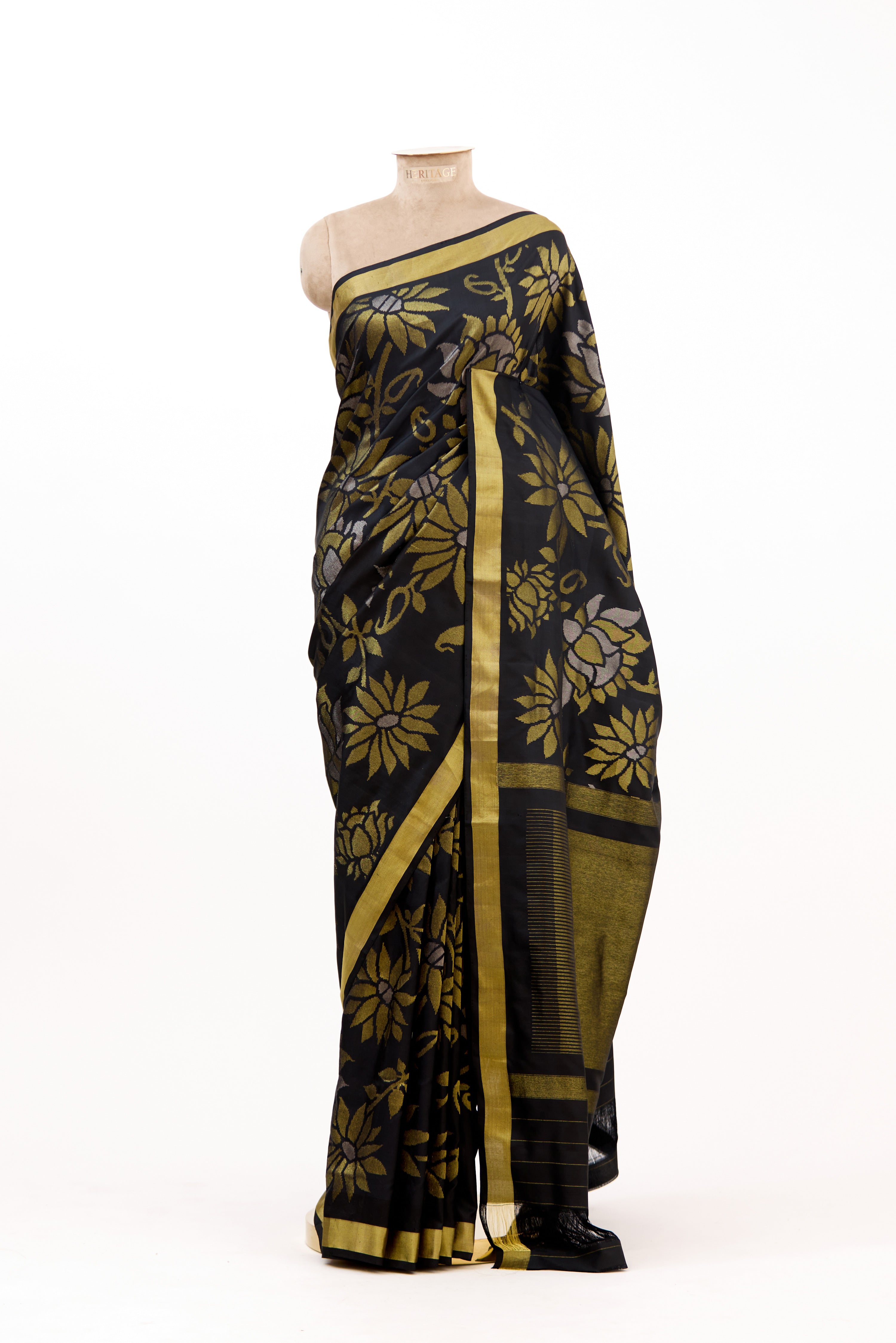 Black Uppada Silk Saree