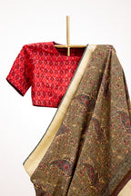 Earthen Elegance Hand Block Print Saree