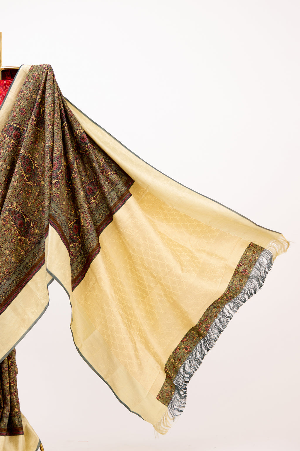 Earthen Elegance Hand Block Print Saree