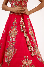Padmavati Rajsi Floral Zari Royal Bridal Lehenga Set
