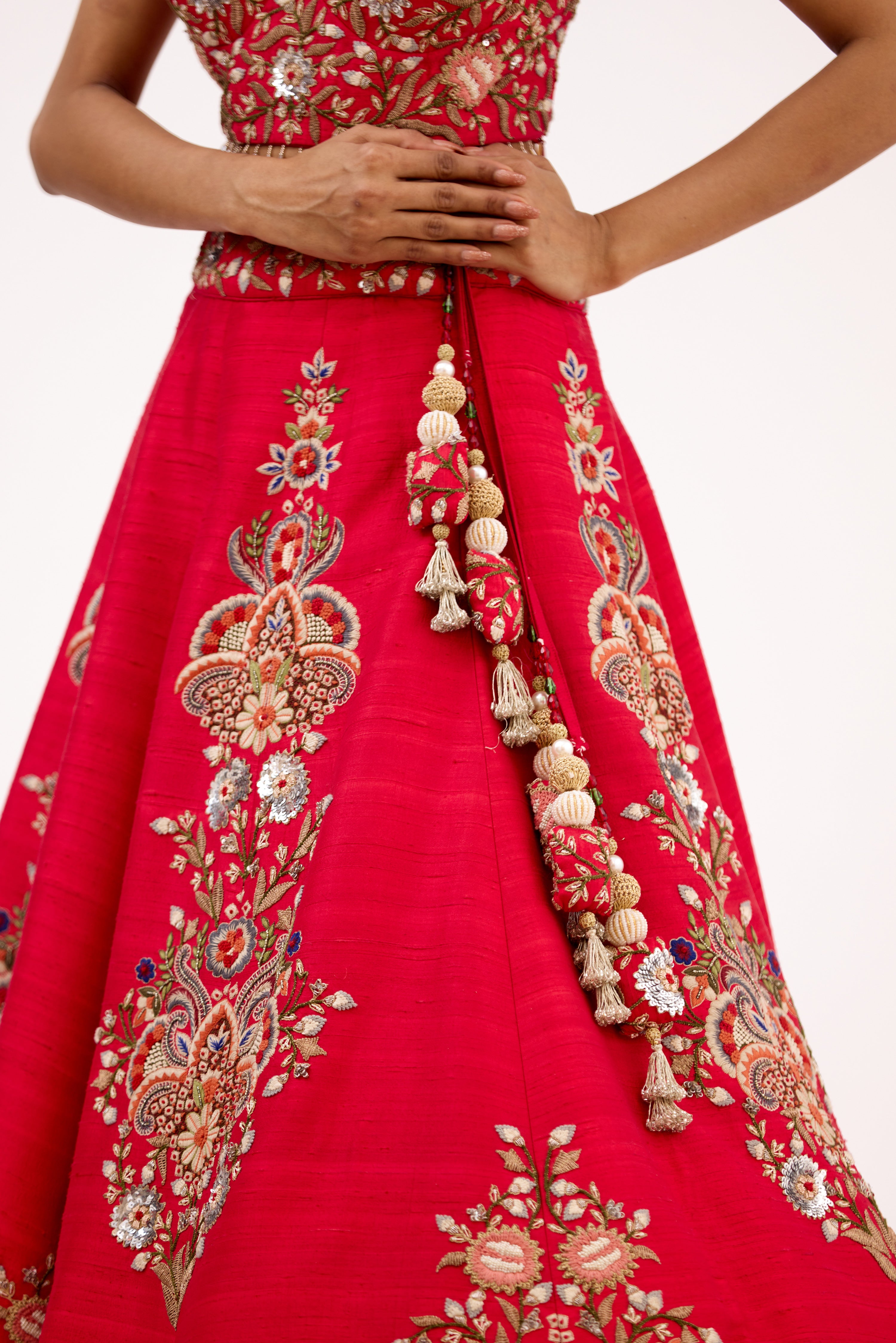 Padmavati Rajsi Floral Zari Royal Bridal Lehenga Set