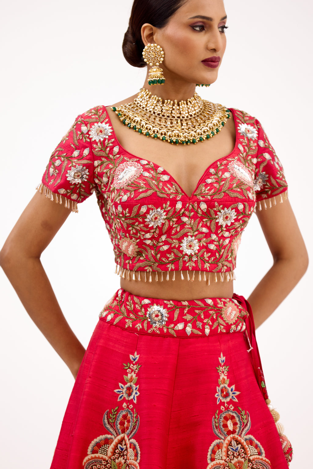Padmavati Rajsi Floral Zari Royal Bridal Lehenga Set
