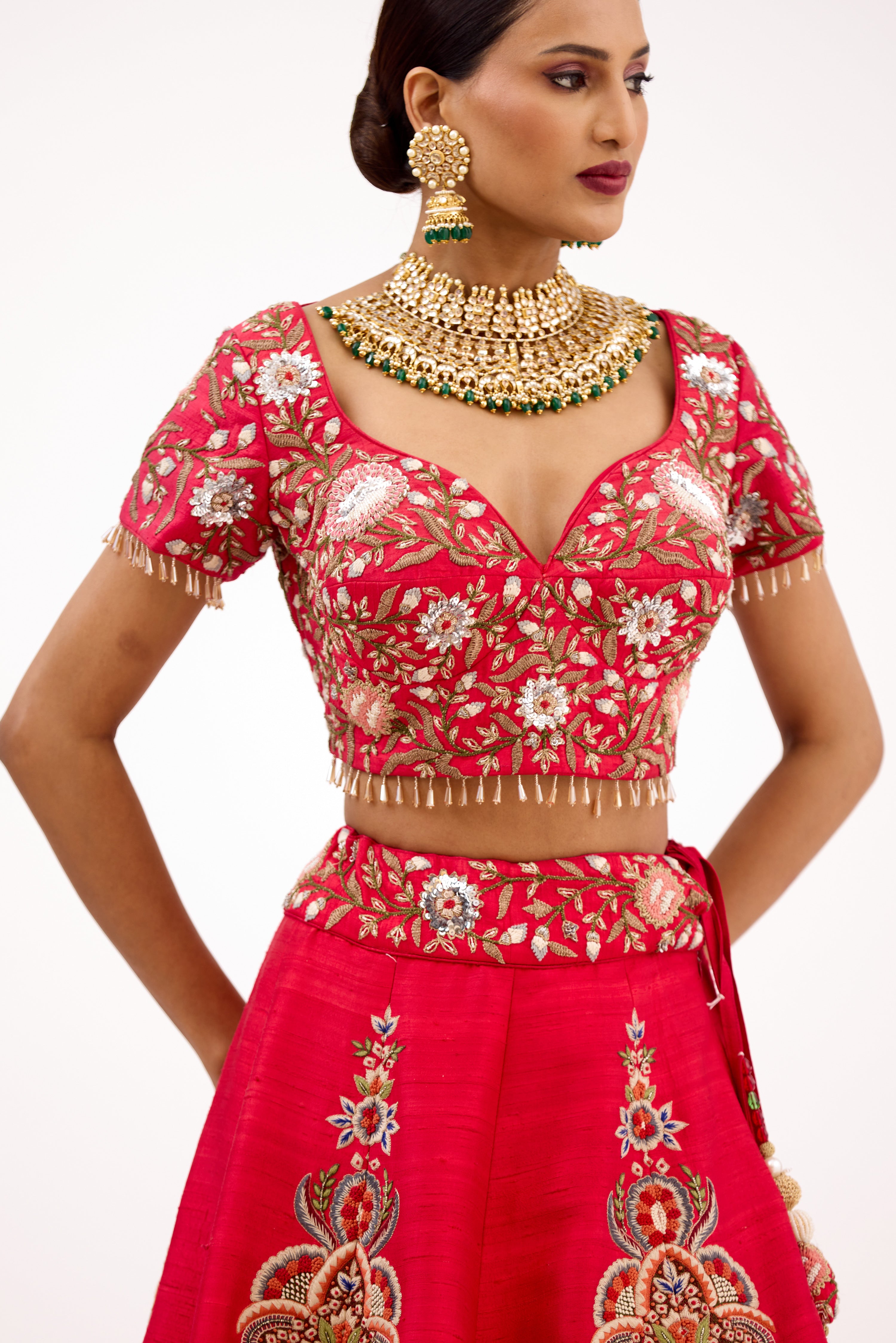 Padmavati Rajsi Floral Zari Royal Bridal Lehenga Set