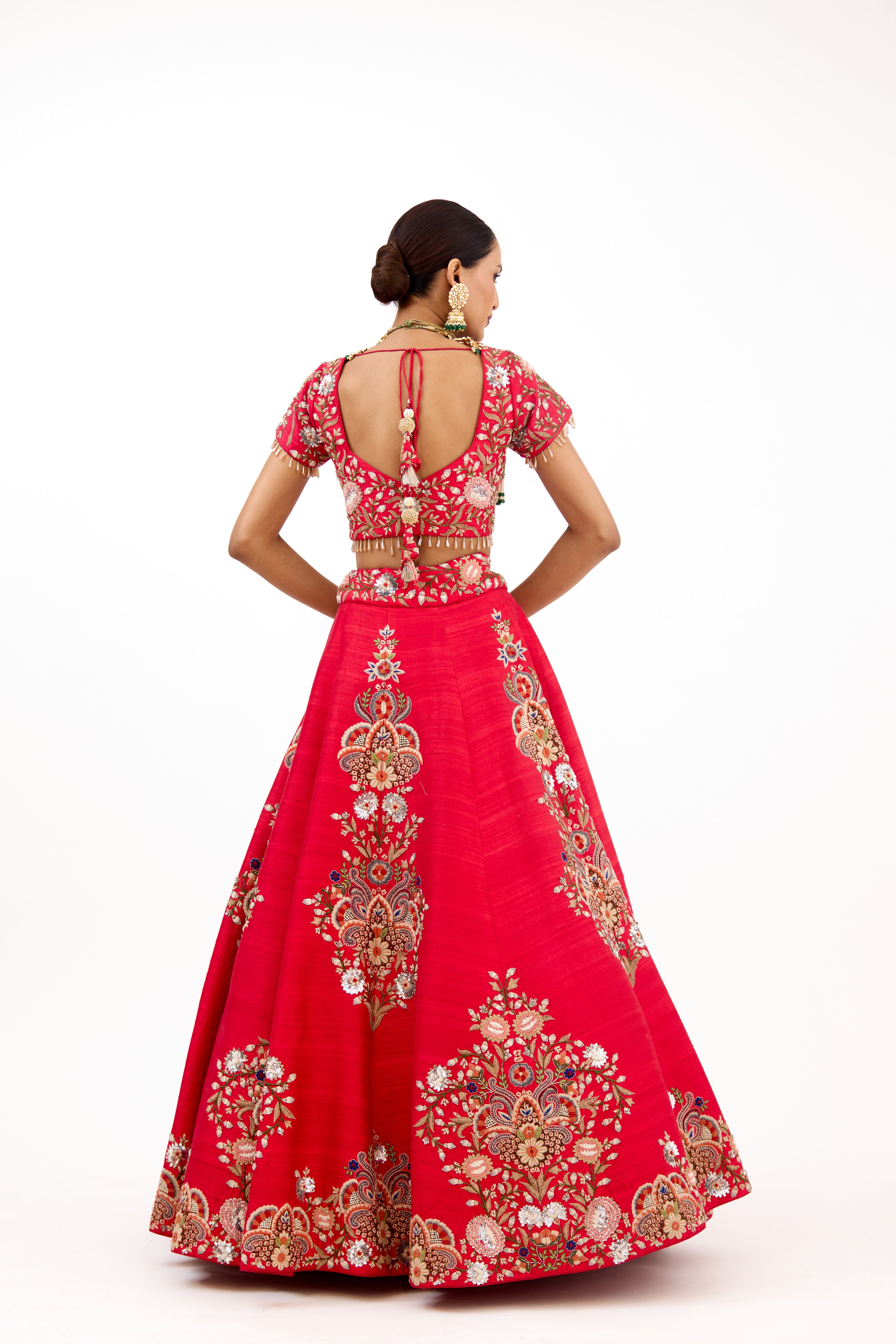 Padmavati Rajsi Floral Zari Royal Bridal Lehenga Set