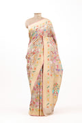 Moonlit Grey Tissue Banarasi Silk Saree