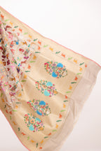 Moonlit Grey Tissue Banarasi Silk Saree
