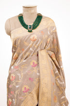 Golden Mist Banarasi Silk Saree