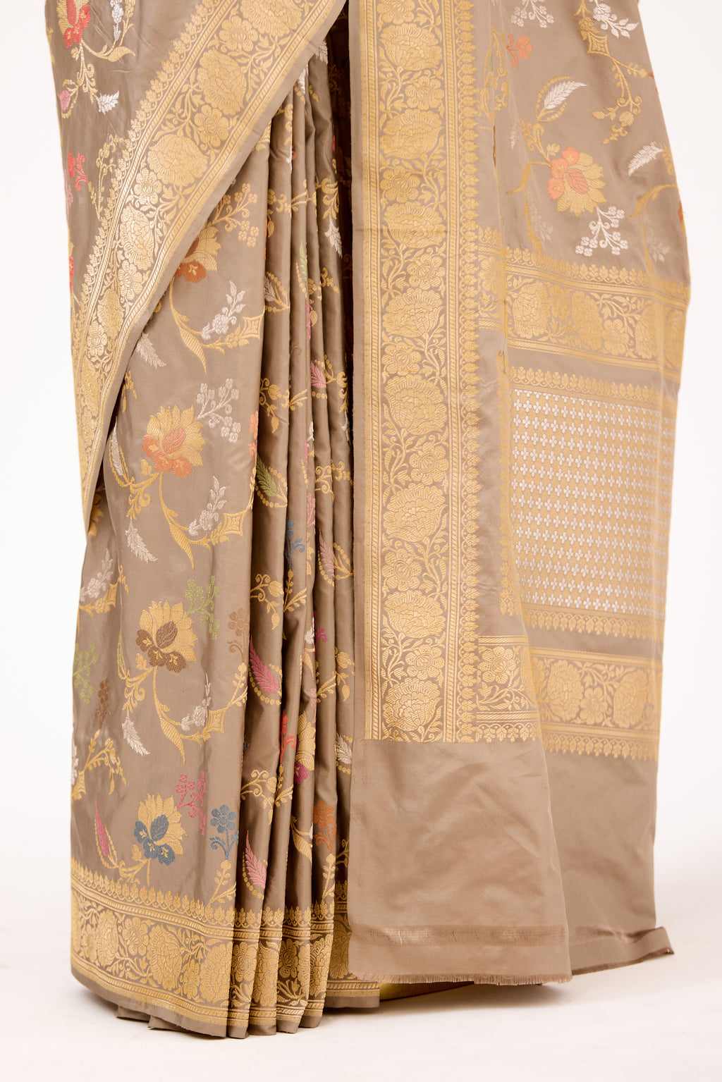 Golden Mist Banarasi Silk Saree