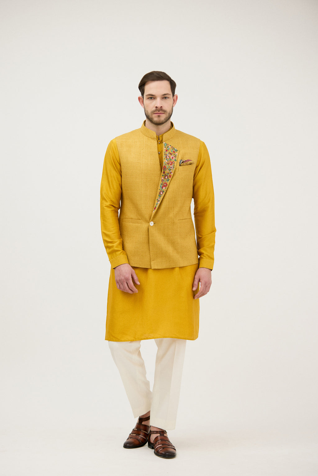 Suryavanshi Lapel Edition Nehru Jacket