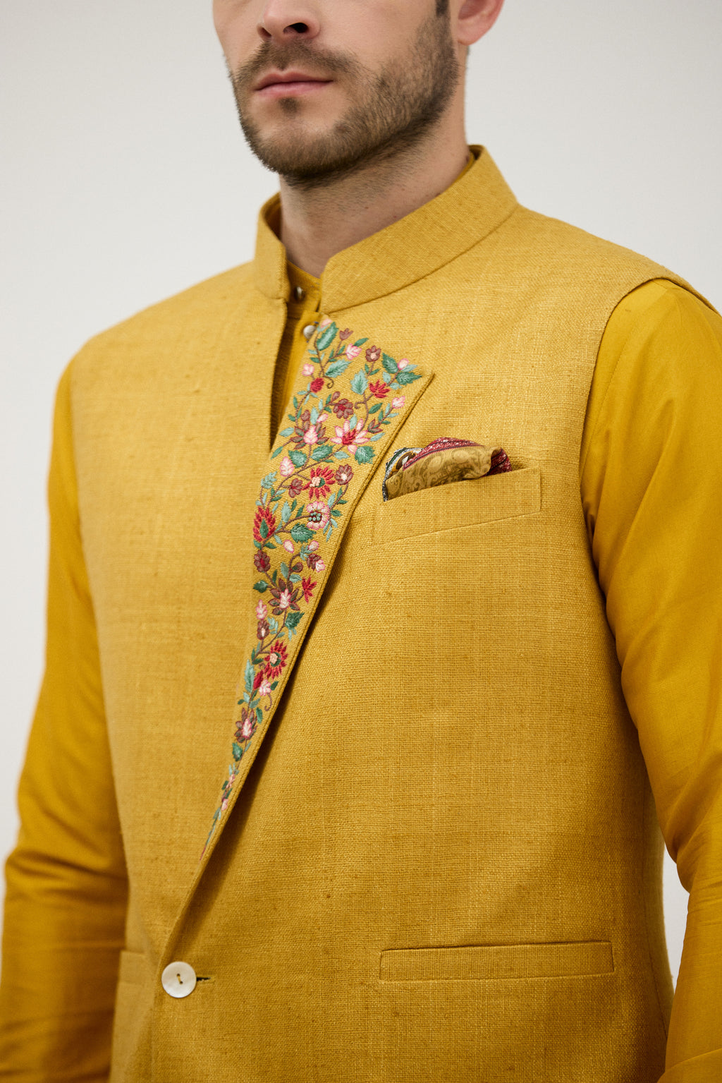 Suryavanshi Lapel Edition Nehru Jacket
