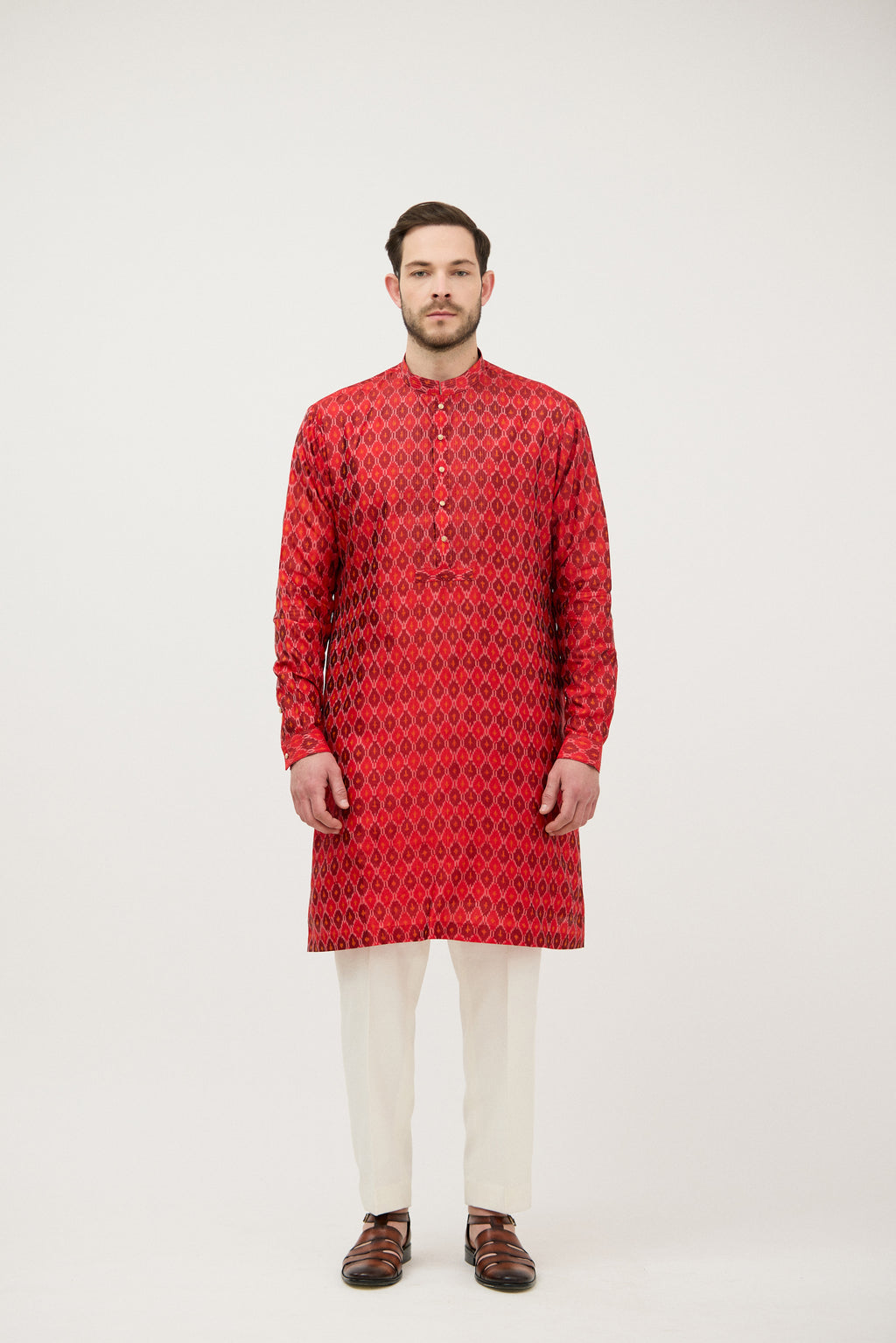 Rangshilp Ikat Patola Kurta Set
