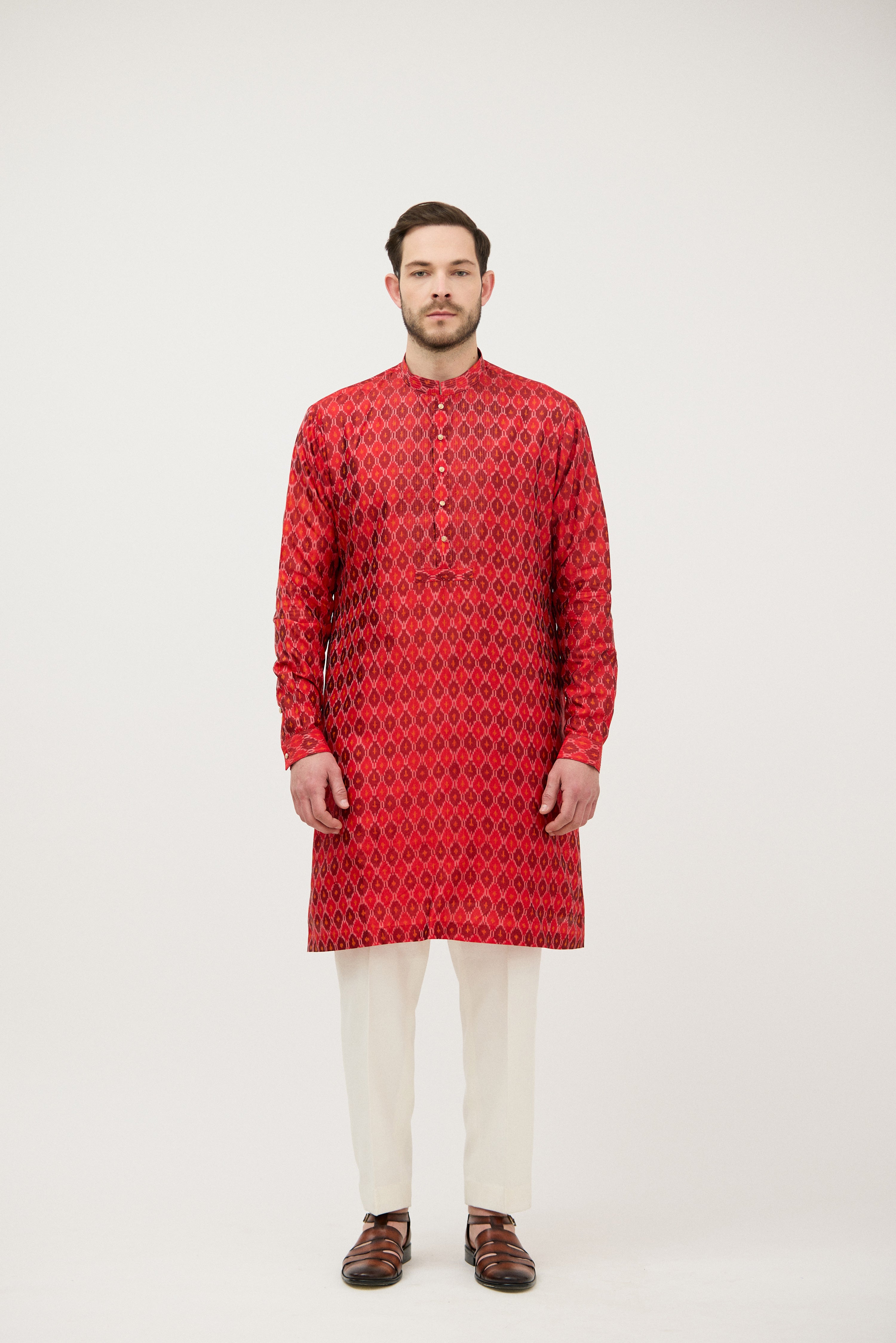 Rangshilp Ikat Patola Kurta Set