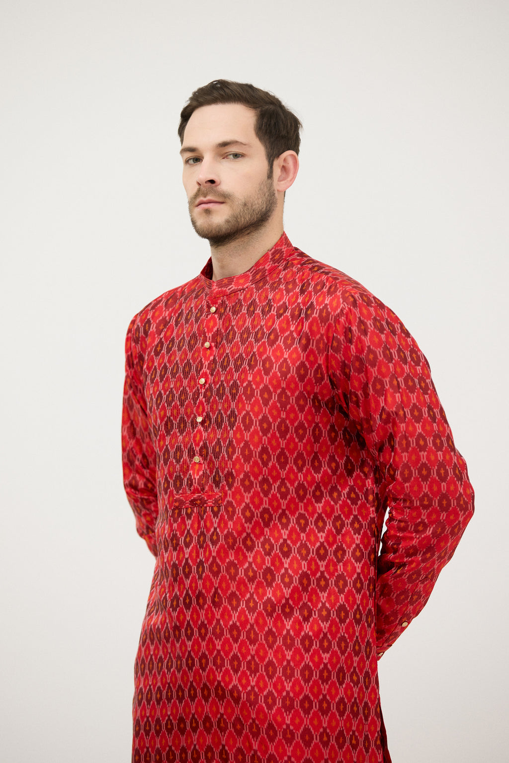 Rangshilp Ikat Patola Kurta Set