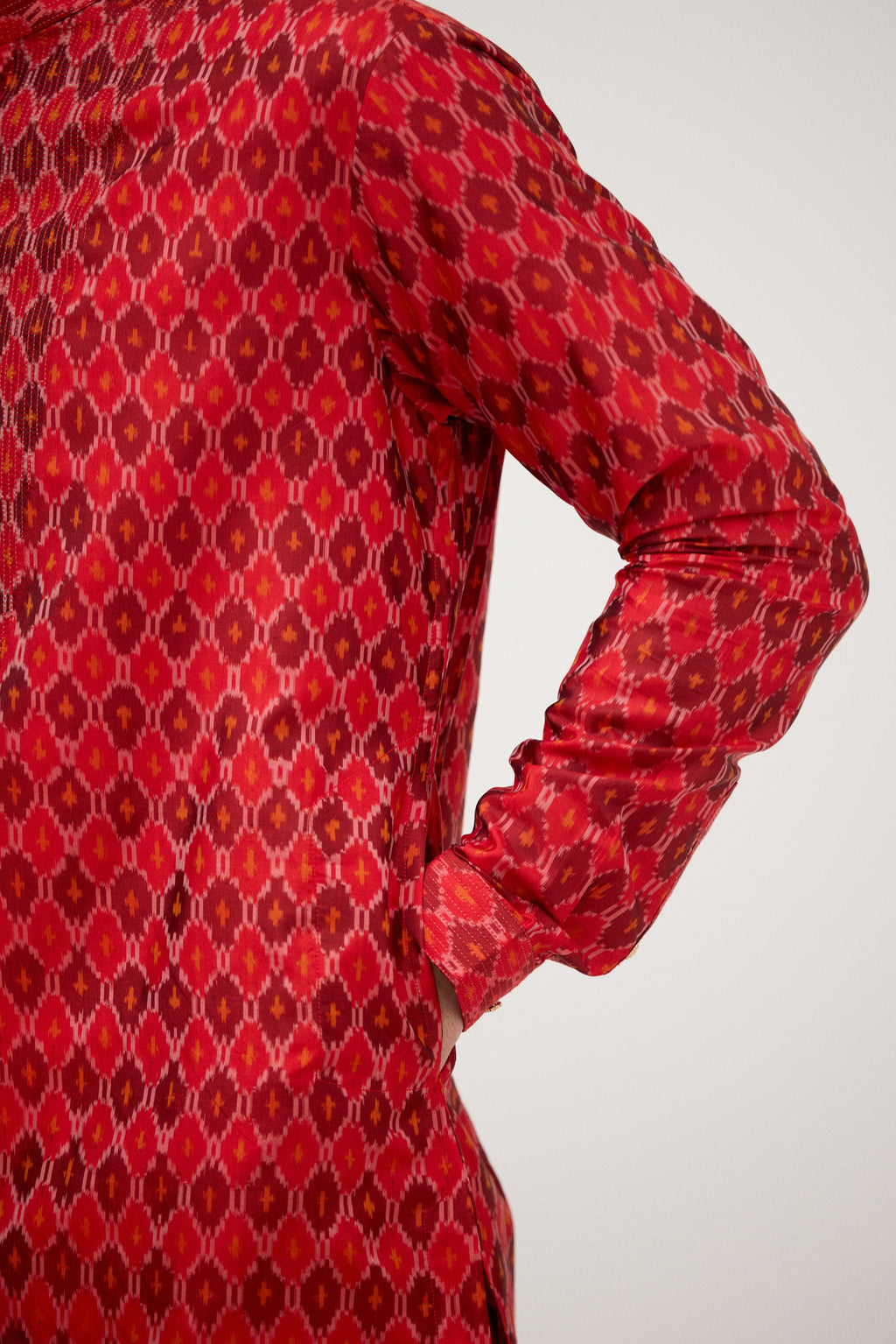 Rangshilp Ikat Patola Kurta Set