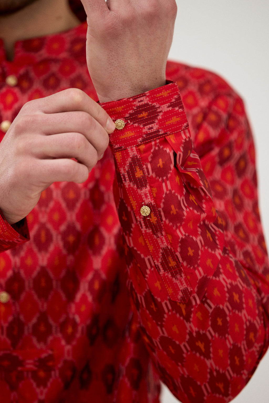 Rangshilp Ikat Patola Kurta Set
