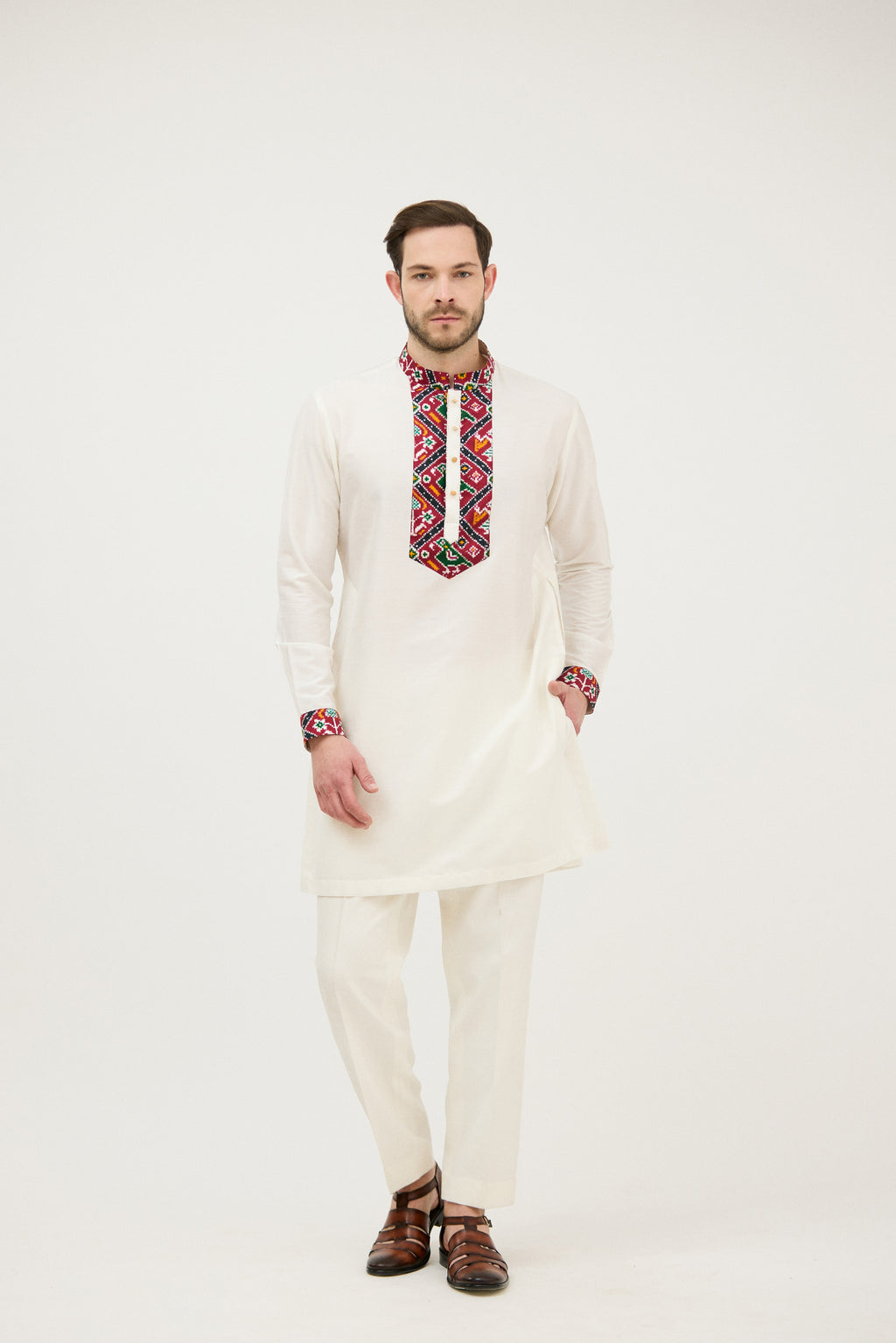Elara Patola Print Kurta Set