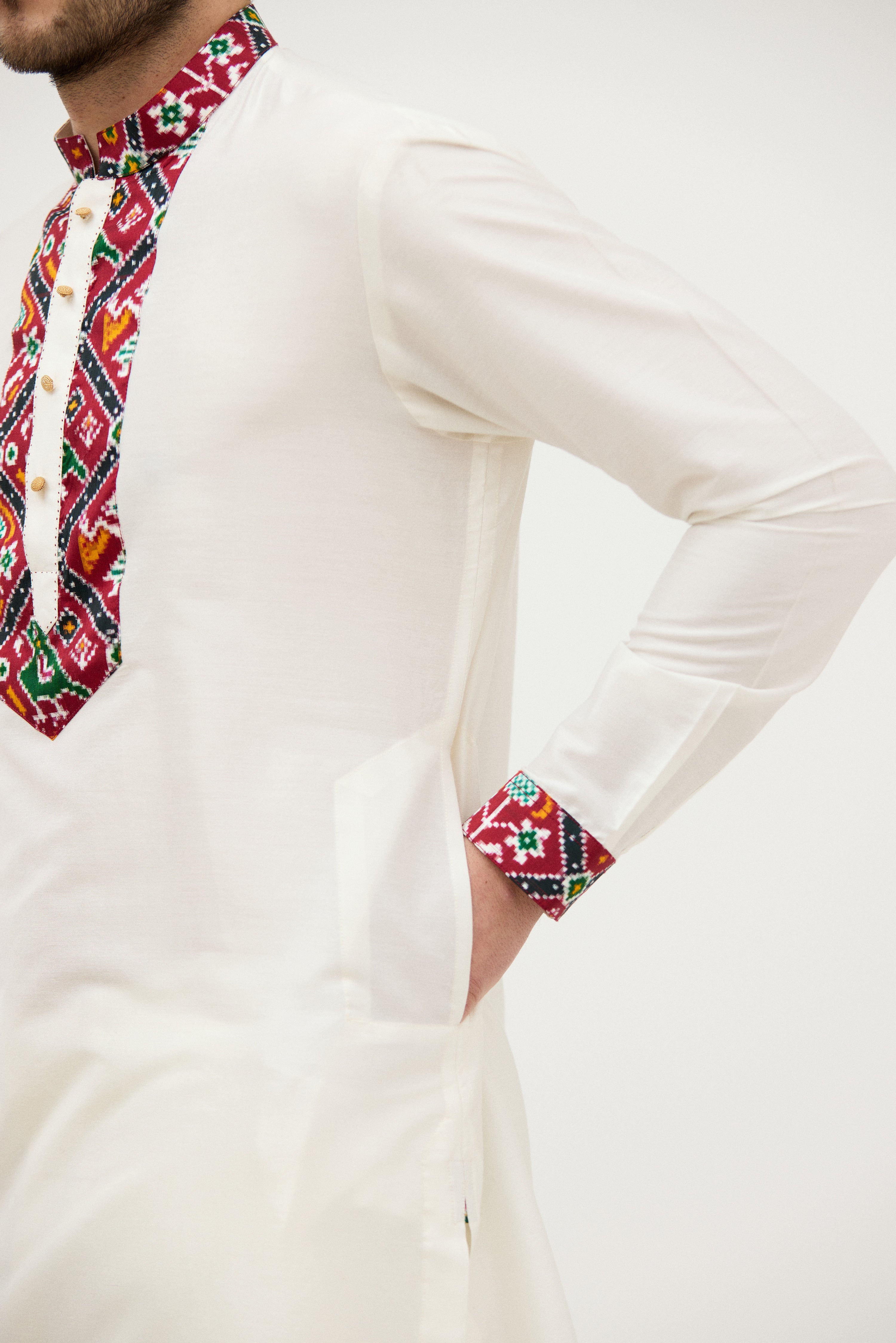 Elara Patola Print Kurta Set
