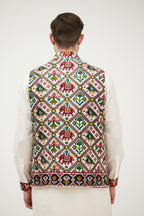 Rajwadi Patola Print Nehru Jacket