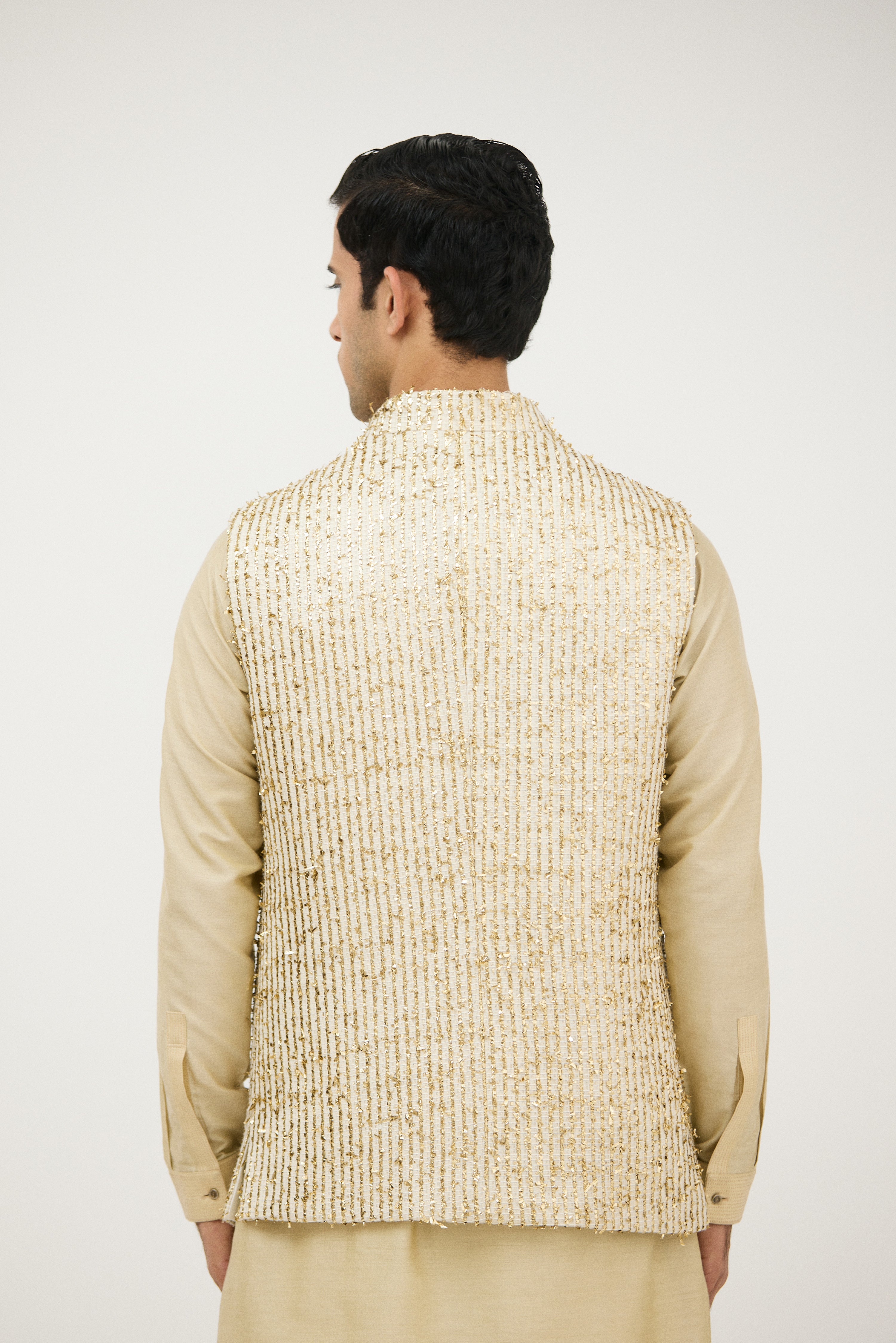 Swarnrekha Lurex Nehru Jacket