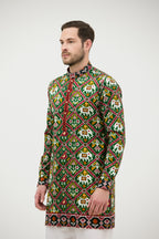 Royal Patola Double Ikkat Kurta Set