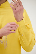Luma Zari Knot Kurta Set
