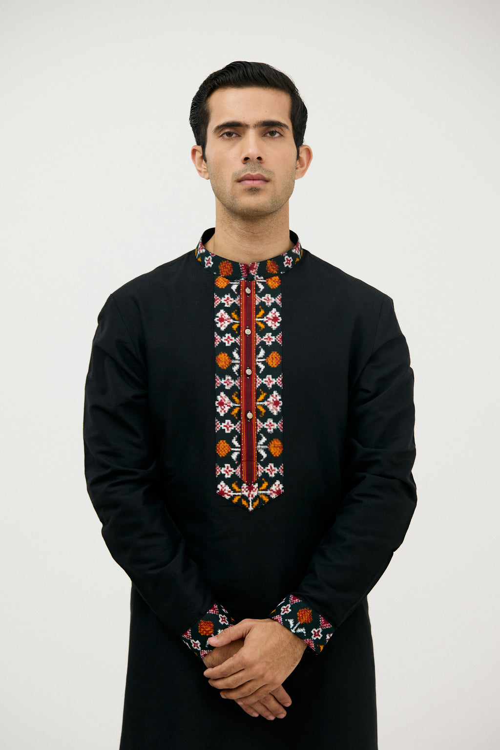 Shahi Ikkat Patola Kurta Set