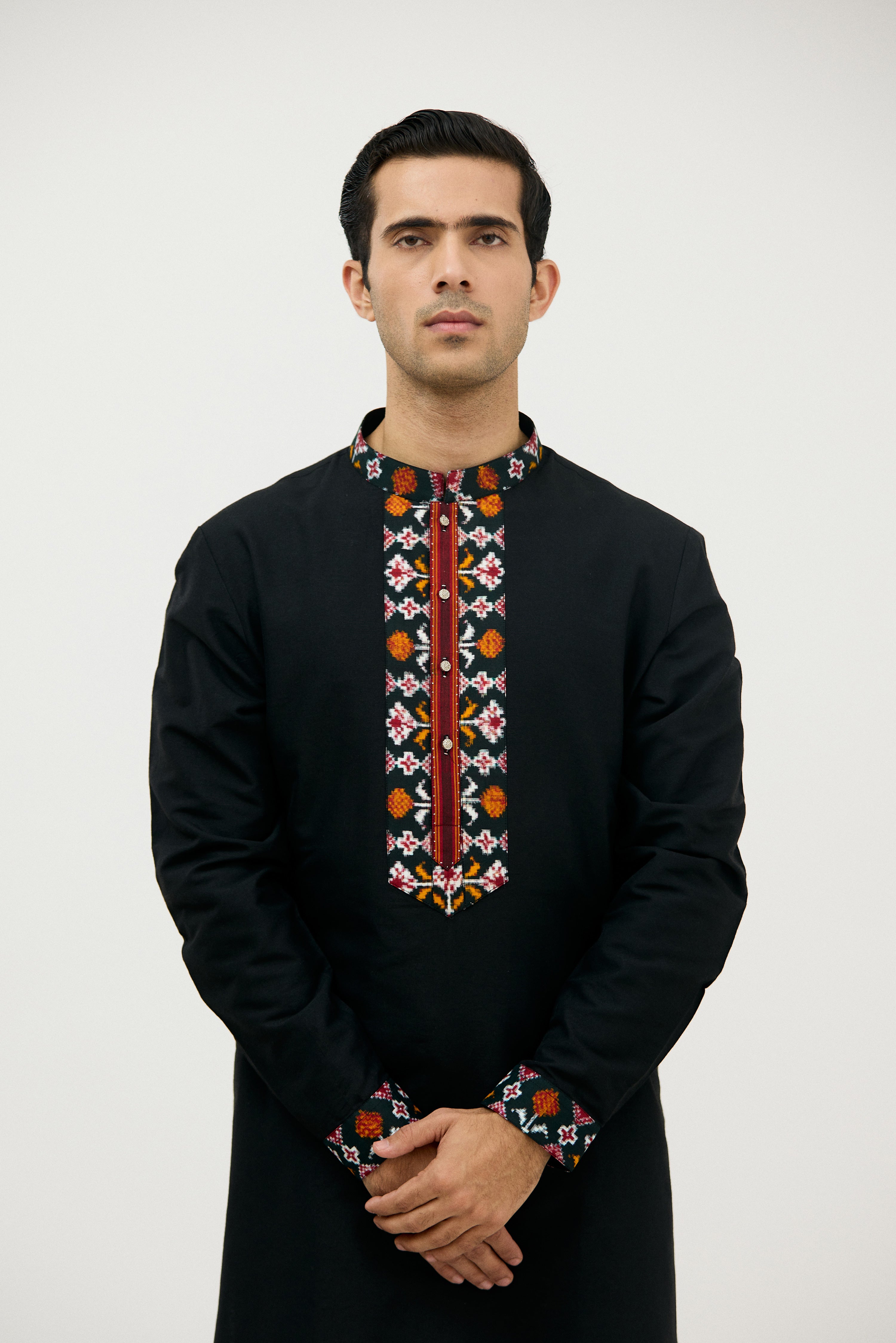 Shahi Ikkat Patola Kurta Set