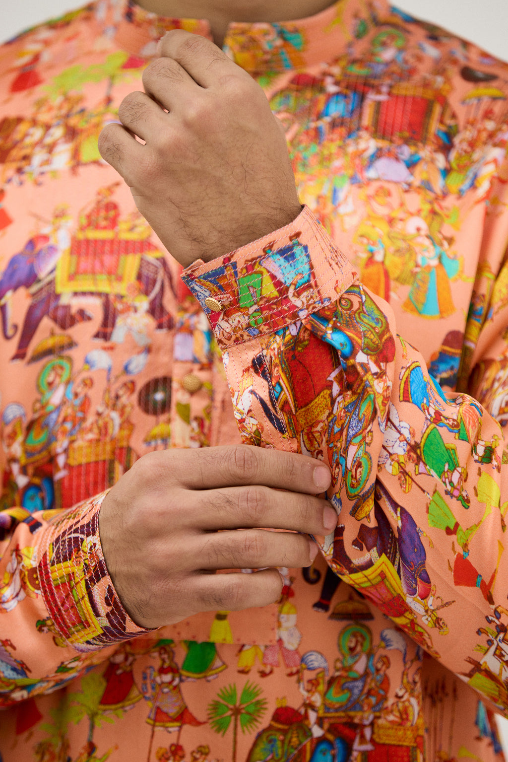 Urban Print Kurta Set