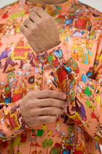 Urban Print Kurta Set