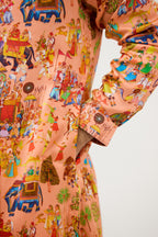 Urban Print Kurta Set