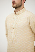 Regal Thread Chickankari Kurta Set
