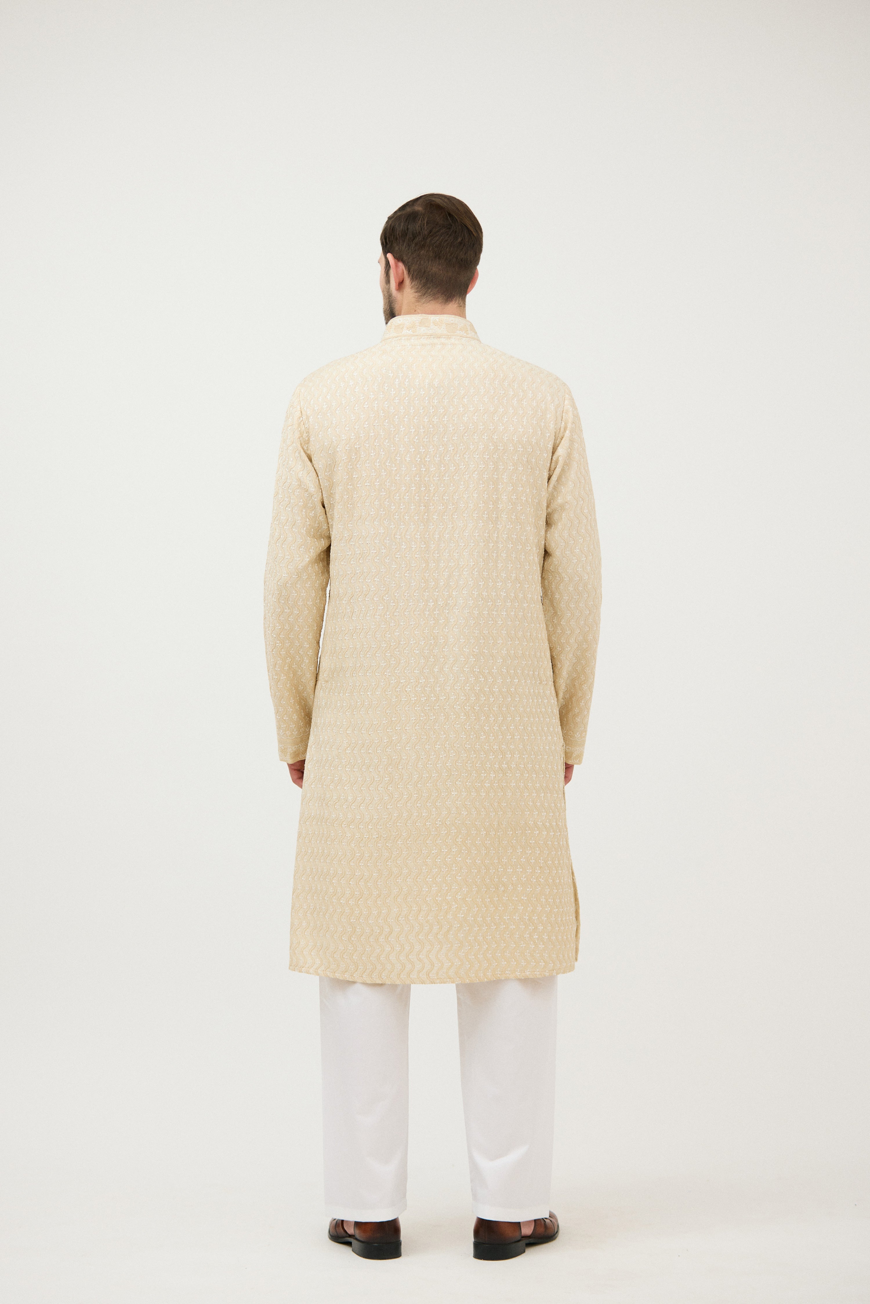 Regal Thread Chickankari Kurta Set