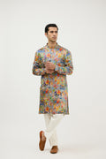 Riwaayat Print Dhagai Detail Kurta Set