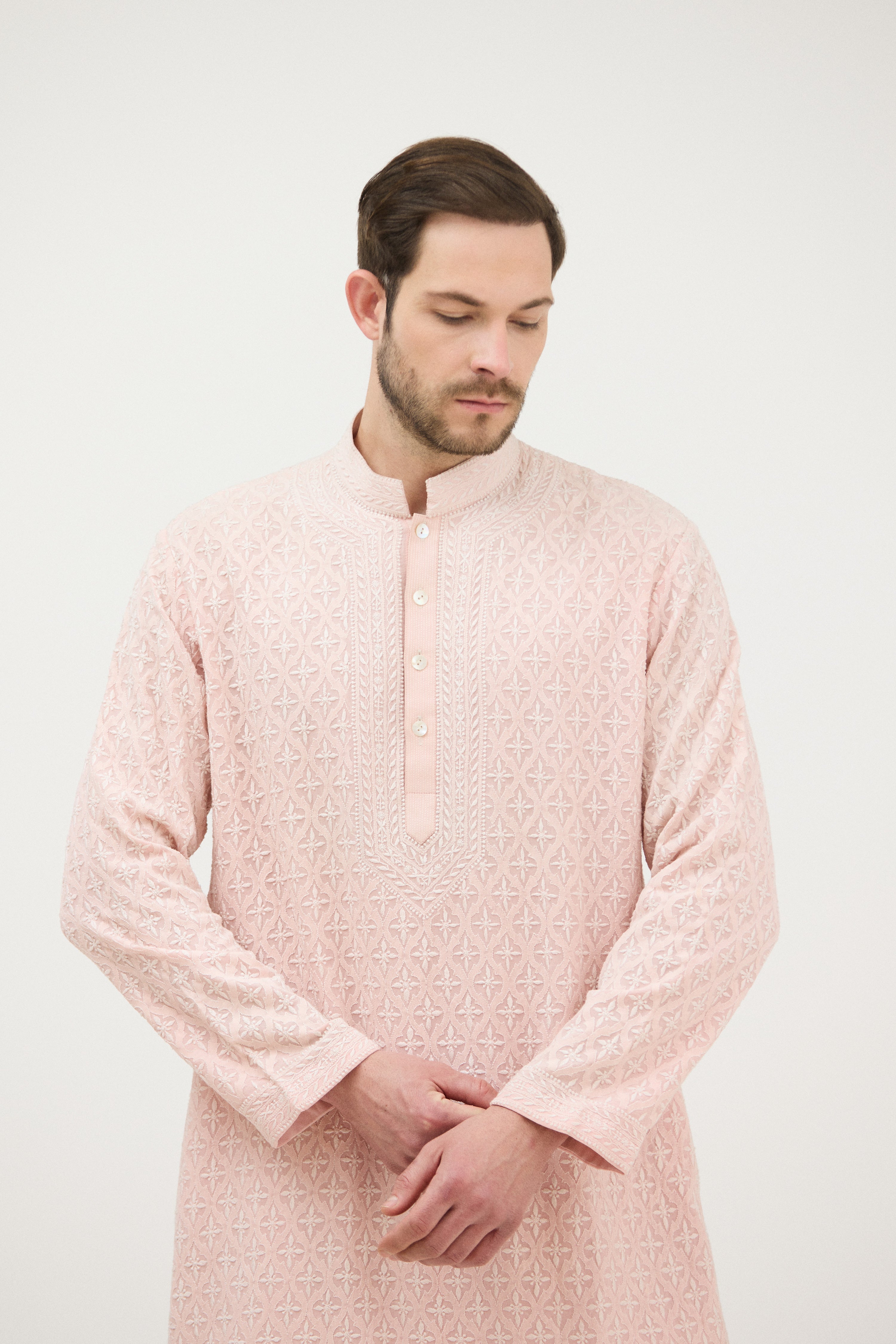 Shaam-E-Lucknow Chickankari Kurta Set