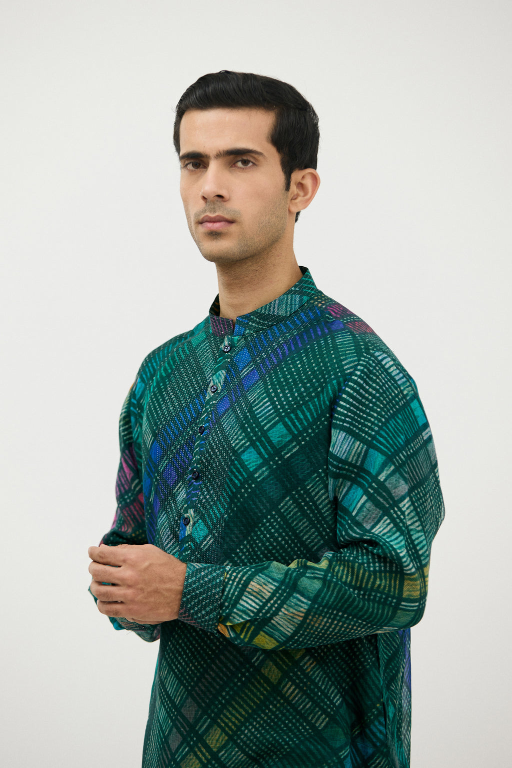 Tarangini 18-Shade Silk Printed Kurta Set