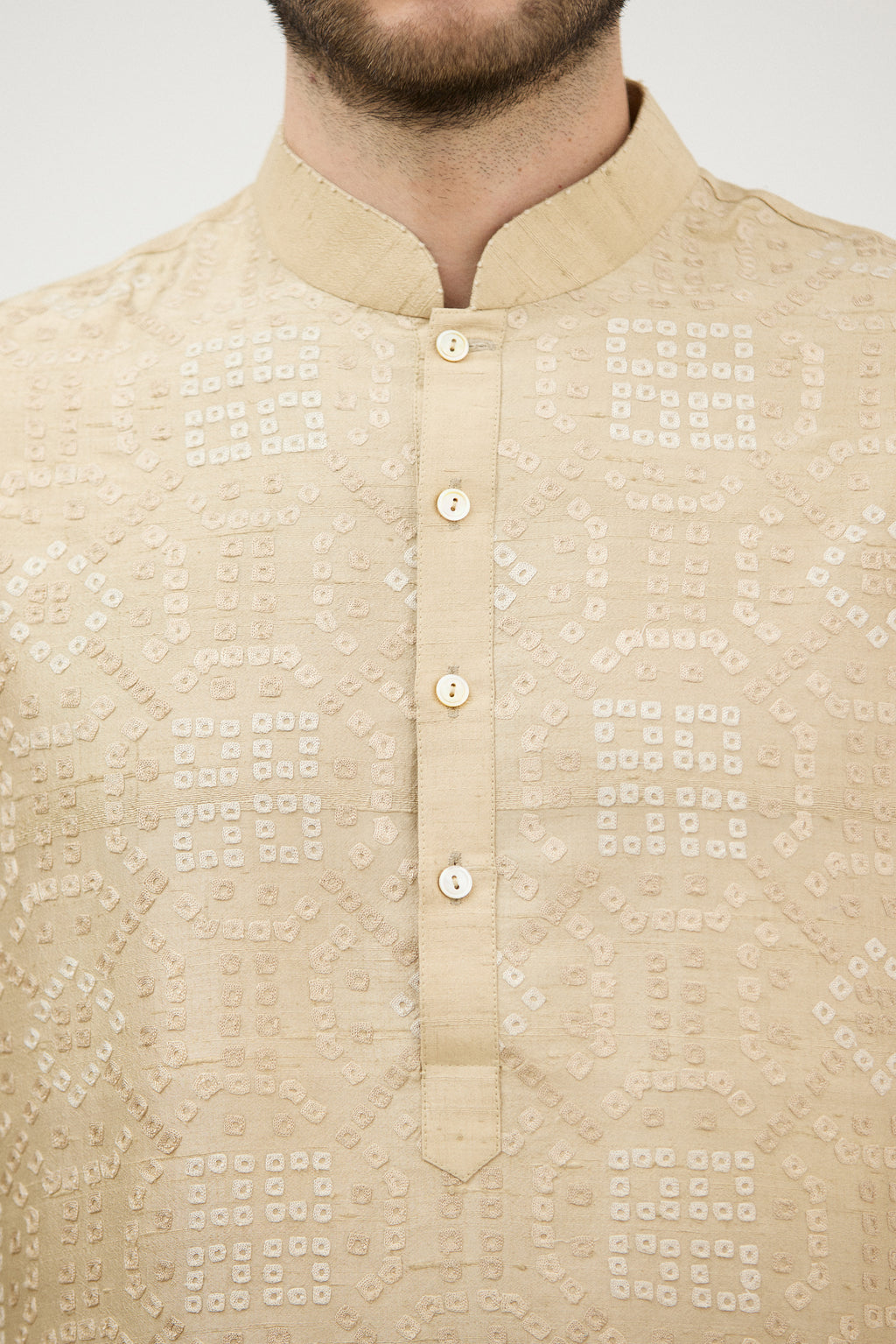 Noor-e-Resham Embroidered Silk Kurta Set