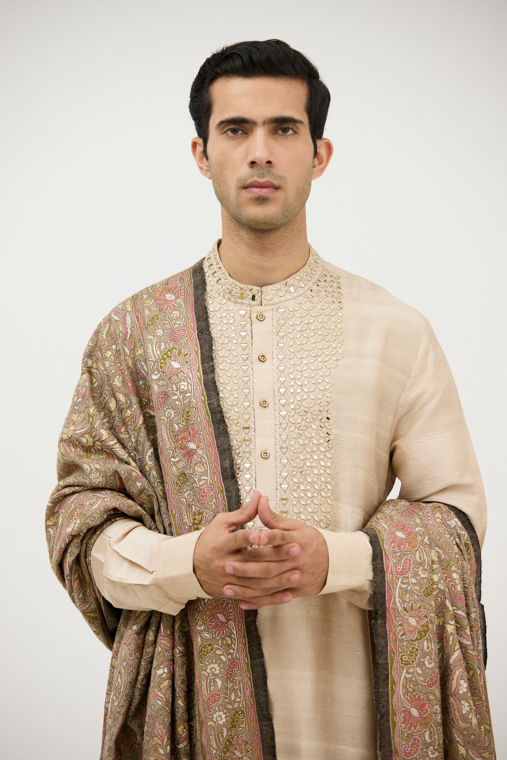 Diwan-e-Khaas Mirror Embroidery Kurta Set