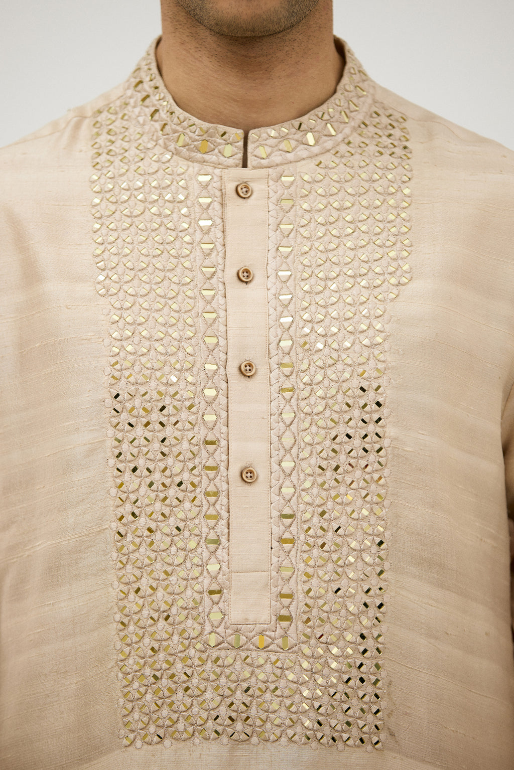 Diwan-e-Khaas Mirror Embroidery Kurta Set