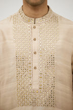 Diwan-e-Khaas Mirror Embroidery Kurta Set