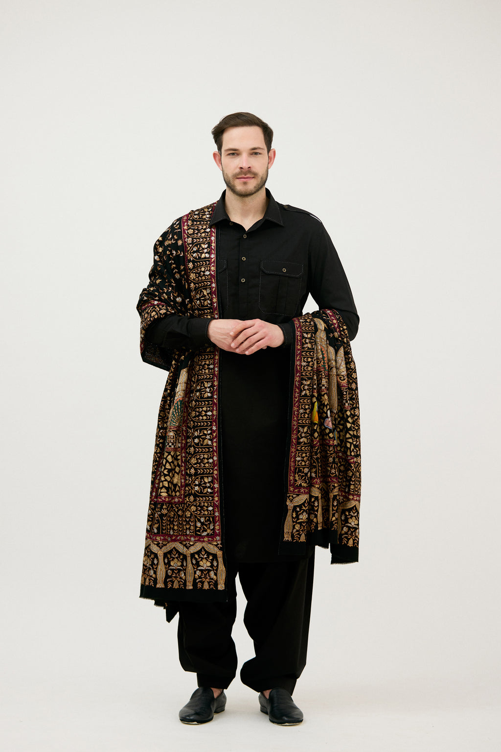Nawabi Pathani Kurta Set