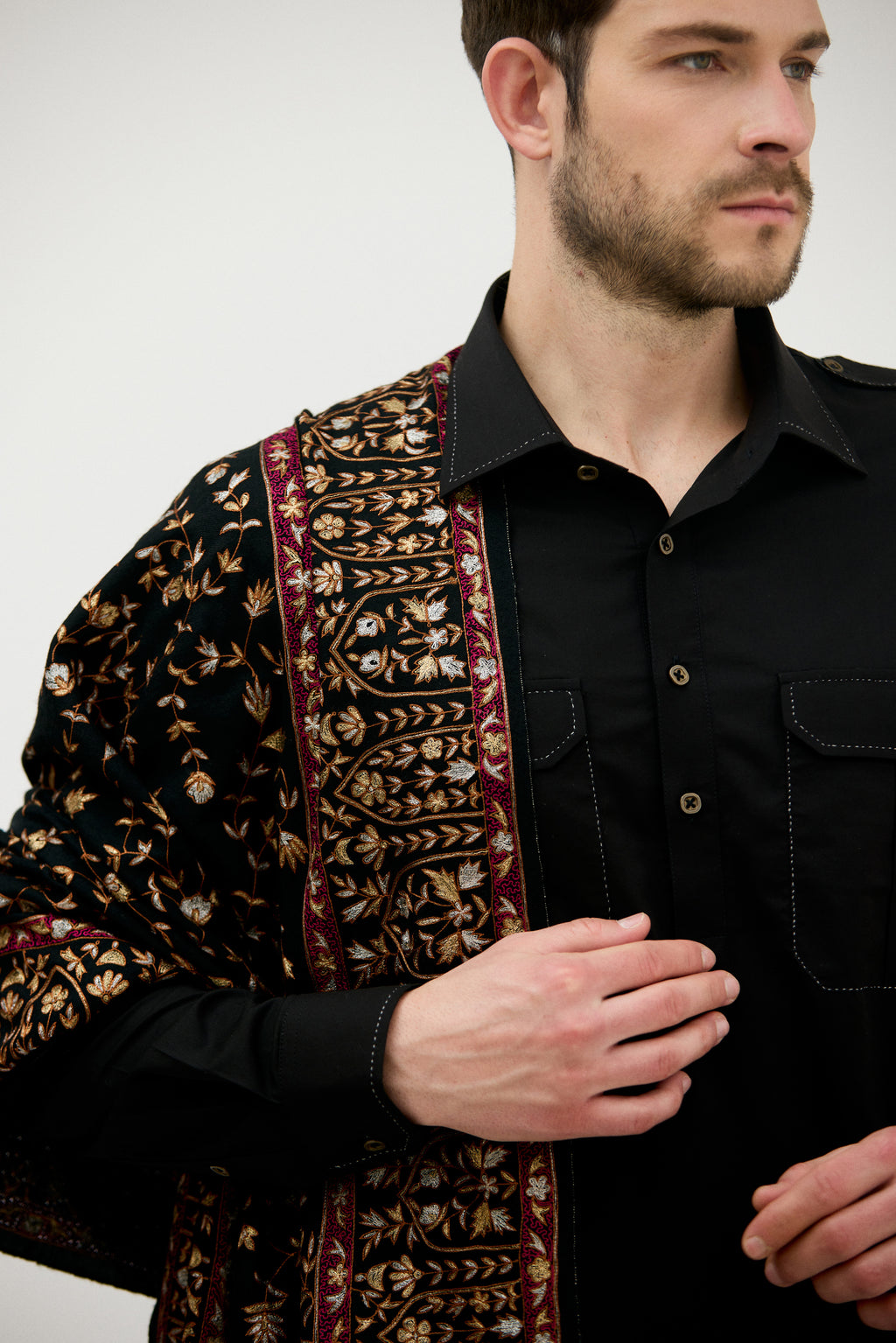 Nawabi Pathani Kurta Set