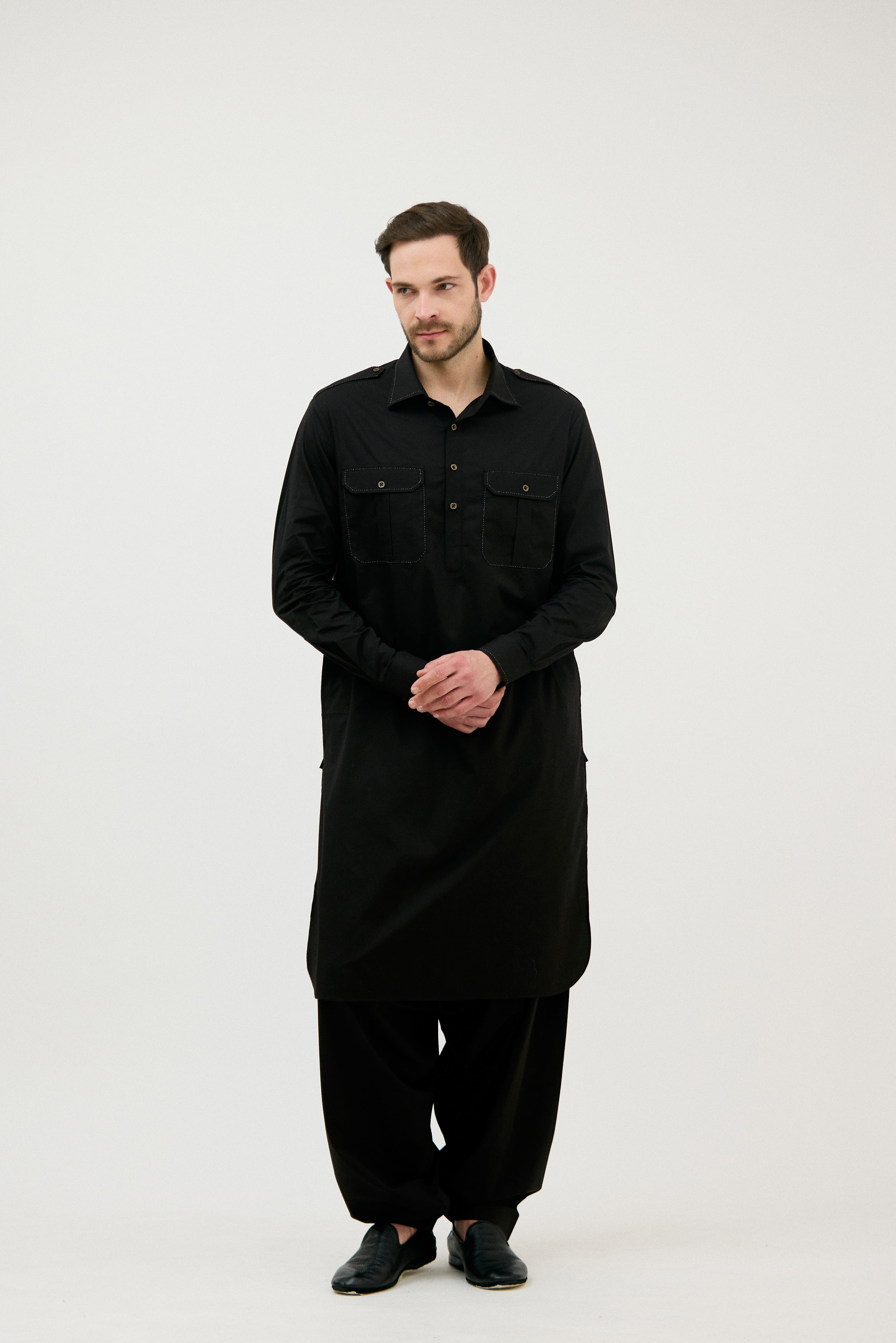 Nawabi Pathani Kurta Set