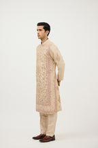 Resham Zari Embroidery Kurta Set