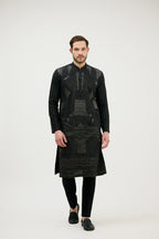 Royal Noor Silver Zari Kurta Set