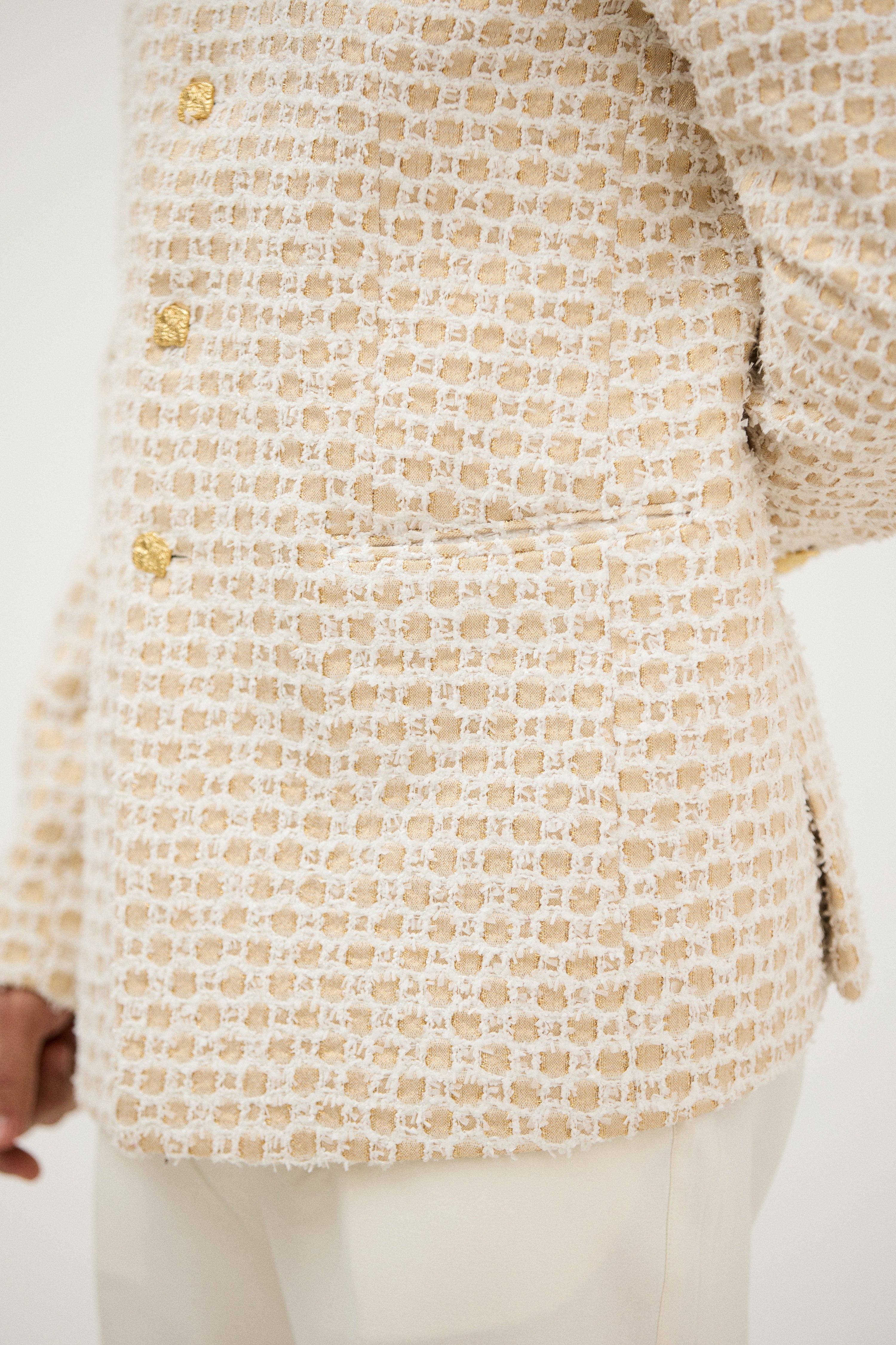 Shahi Square Lurex Silk Bandhgala