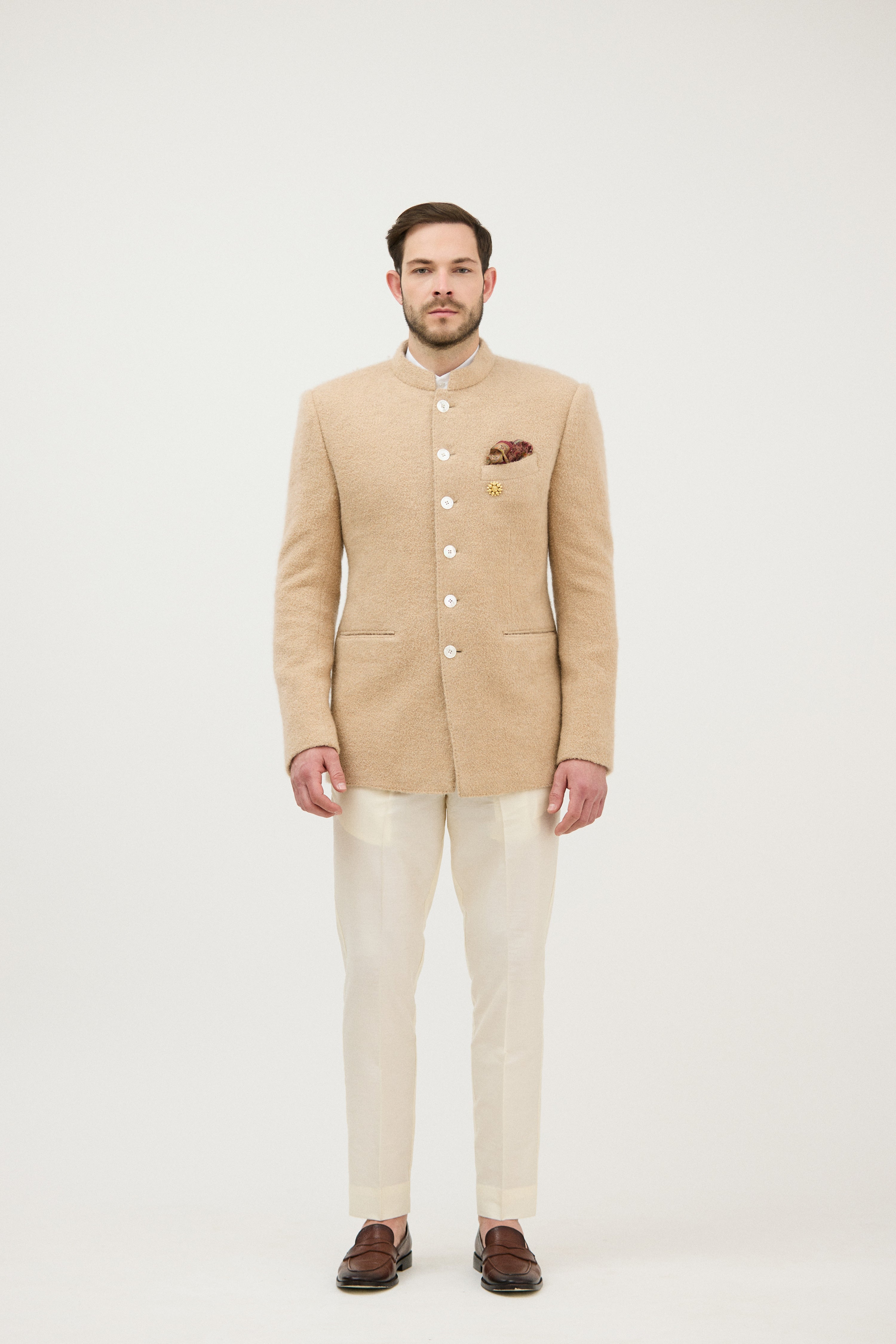 Royale Signature Pure Cashmere Bandhgala