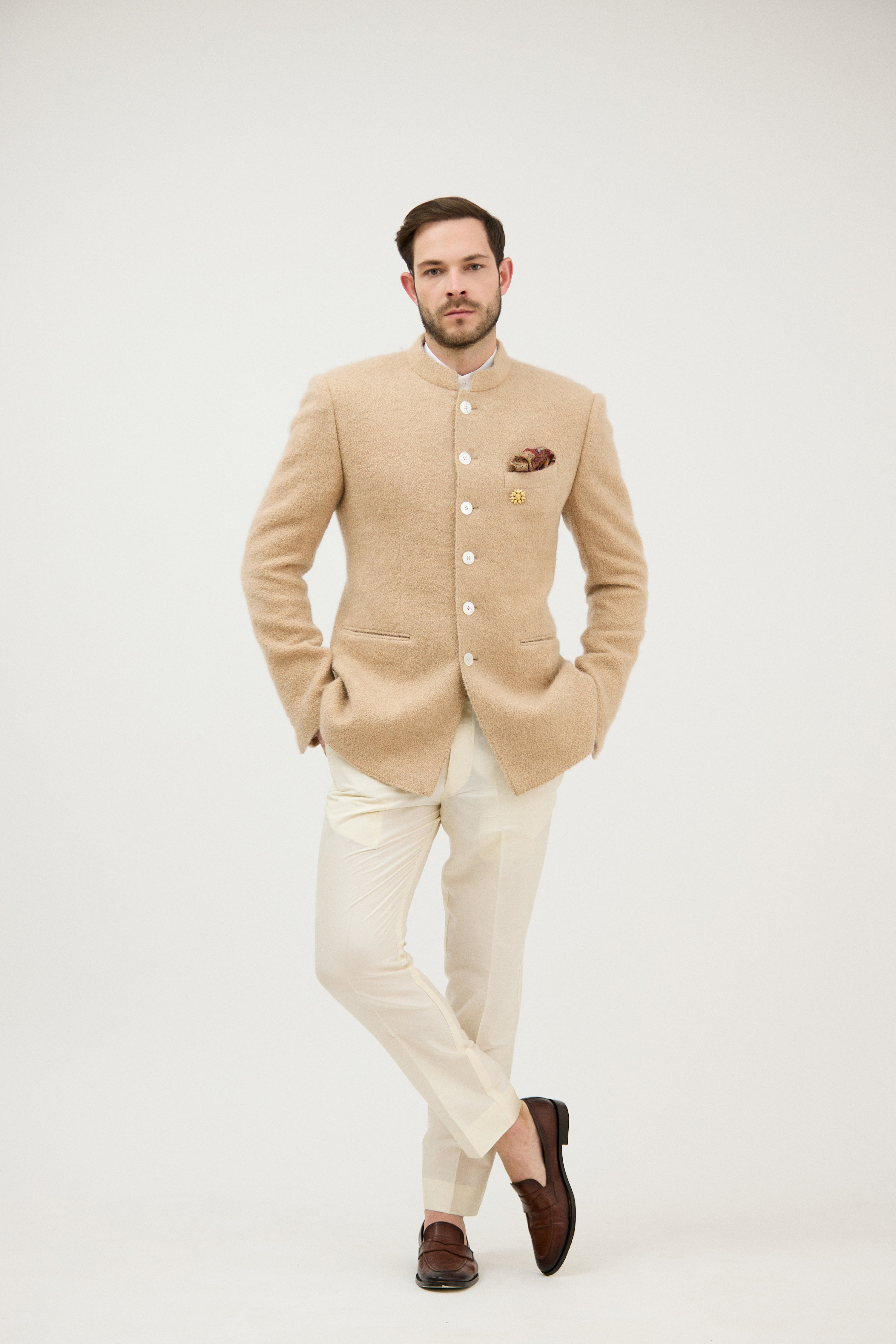 Royale Signature Pure Cashmere Bandhgala