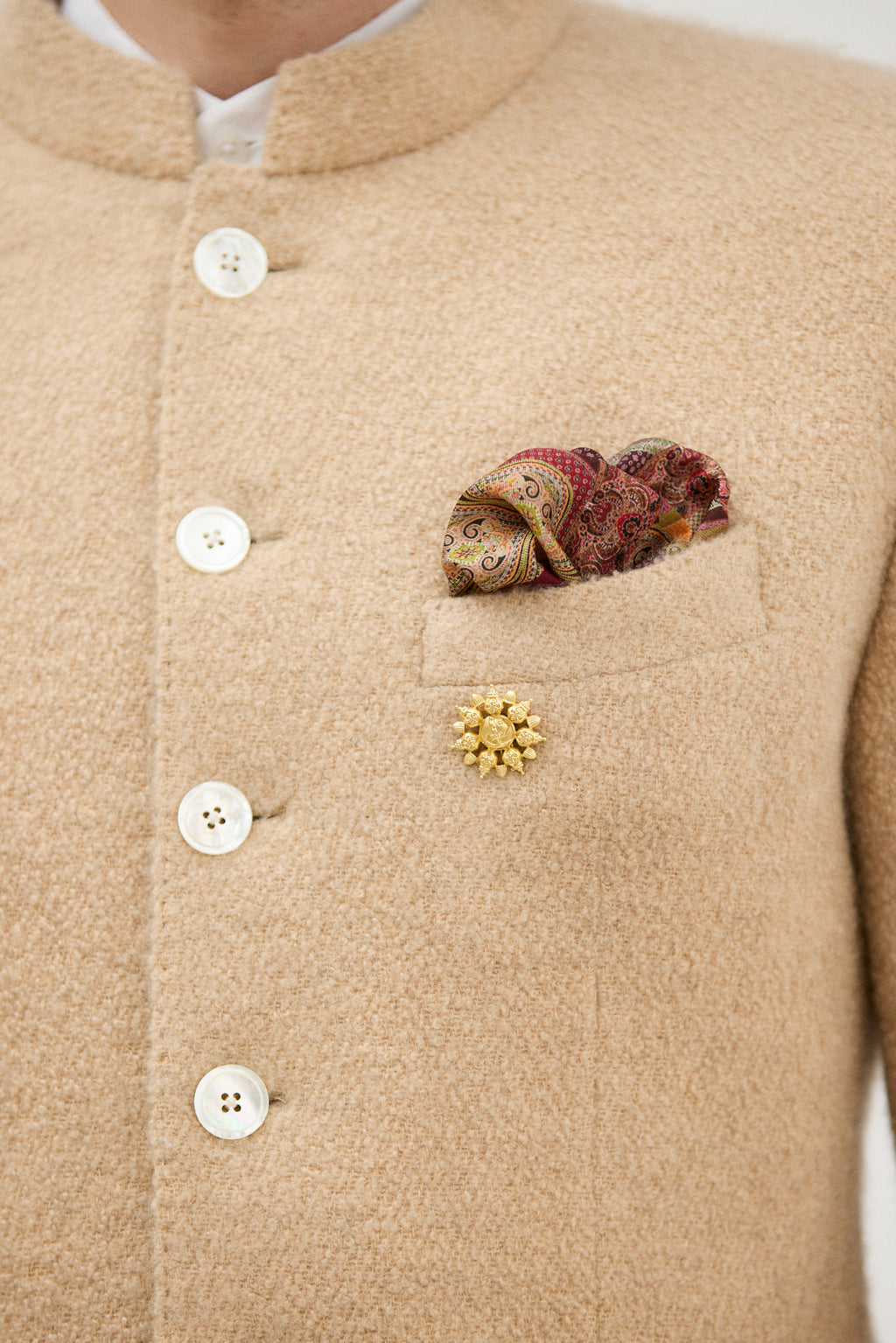 Royale Signature Pure Cashmere Bandhgala